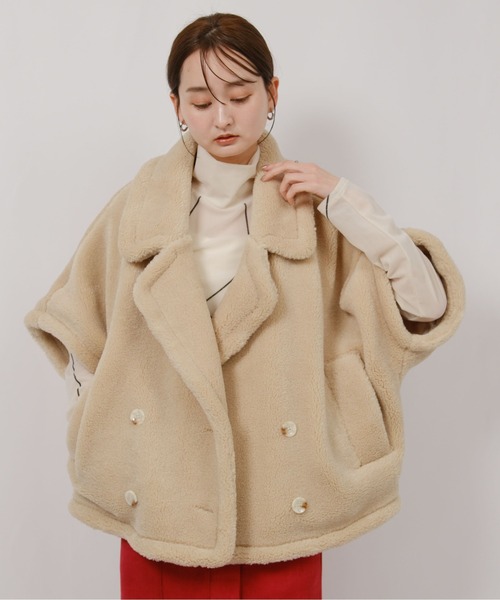 ボアポンチョコート Palm Riche│Eimee Law & LHELBIE 公式オンライン