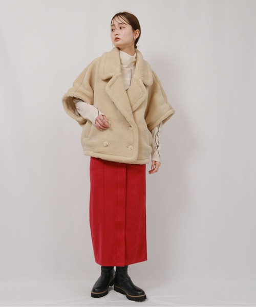 ボアポンチョコート Palm Riche│Eimee Law & LHELBIE 公式オンライン