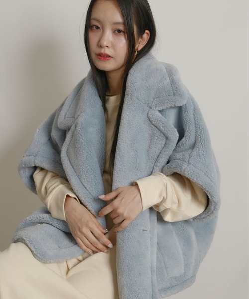 ボアポンチョコート Palm Riche│Eimee Law & LHELBIE 公式オンライン