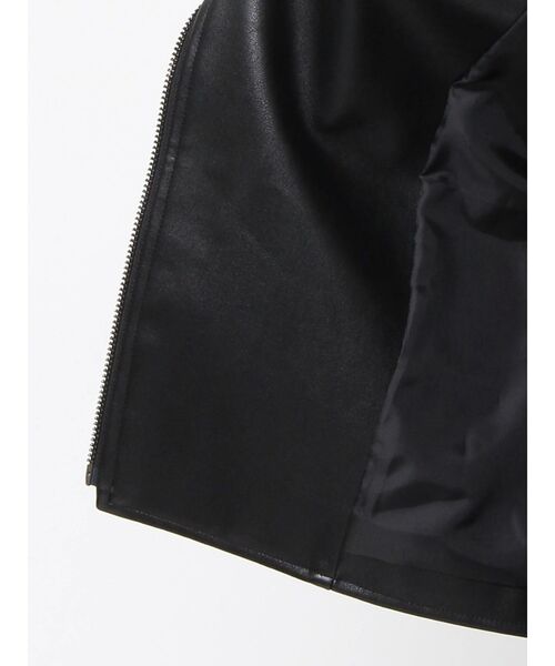 RESEXXY(リゼクシー)の「フェイクレザーライダースジャケット(ライダースジャケット・レディース・ブラック/ブラウン・SMALL/MEDIUM)」の16枚目の写真