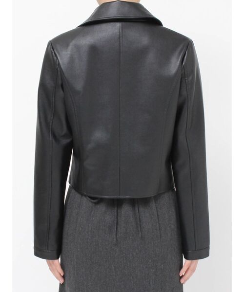 RESEXXY(リゼクシー)の「フェイクレザーライダースジャケット(ライダースジャケット・レディース・ブラック/ブラウン・SMALL/MEDIUM)」の11枚目の写真