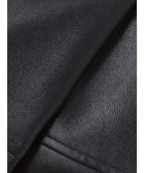 RESEXXY(リゼクシー)の「フェイクレザーライダースジャケット(ライダースジャケット・レディース・ブラック/ブラウン・SMALL/MEDIUM)」の10枚目の写真