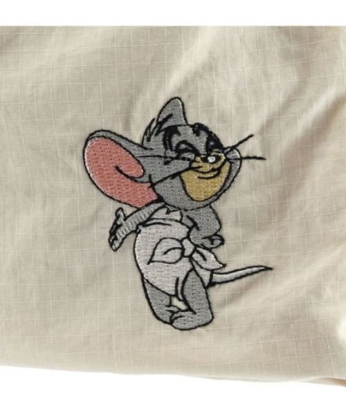 Tom＆Jerry（トムアンドジェリー）の「【TOM and JERRY/トムとジェリー】 ビッグショルダーバッグ（ショルダーバッグ・レディース・ブラック/ライトグレー/オフホワイト・FREE）」の21枚目の写真