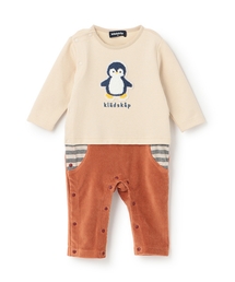 ペンギンモチーフカバーオール