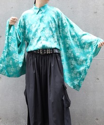 REZEN | 花柄ジャガード和袖シャツ(シャツ/ブラウス)