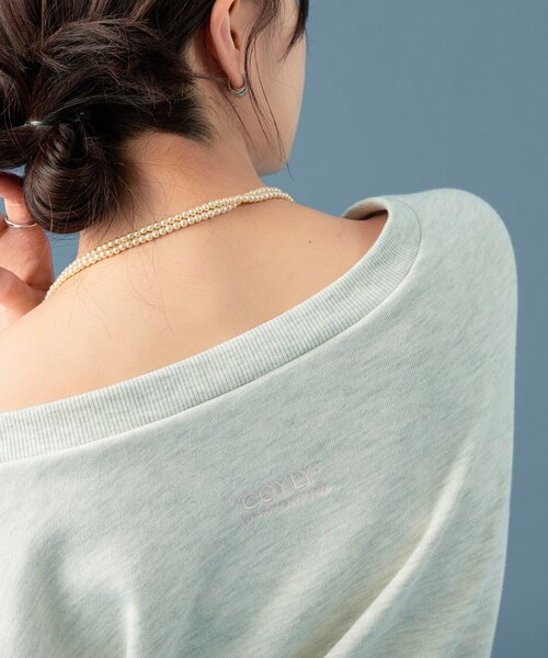 オフショルスウェット（スウェット）｜mystic（ミスティック）の