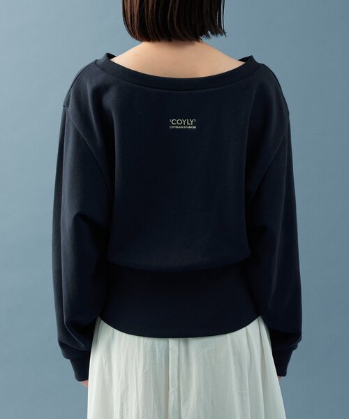 rinko【新品】ボンディングオフショルスウェット オフショルスウェット（スウェット）｜mystic（ミスティック）の