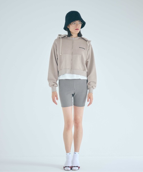 SEA（シー）の「Seavalley フェードスウェット ジップフーディ（パーカー・レディース・グレー/チャコールグレー/ベージュ・ONE SIZE）」の7枚目の写真