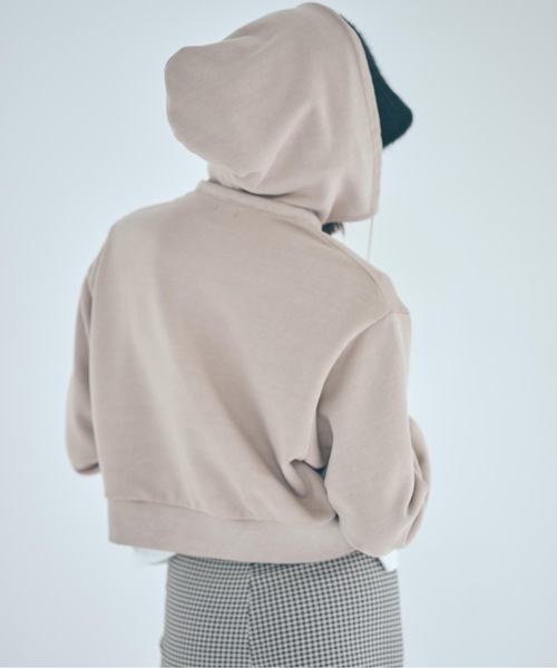 SEA（シー）の「Seavalley フェードスウェット ジップフーディ（パーカー・レディース・グレー/チャコールグレー/ベージュ・ONE SIZE）」の9枚目の写真