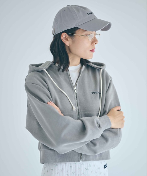 SEA（シー）の「Seavalley フェードスウェット ジップフーディ（パーカー・レディース・グレー/チャコールグレー/ベージュ・ONE SIZE）」の15枚目の写真