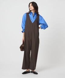 green label relaxing（グリーンレーベルリラクシング）の「［size SHORT/TALLあり］オルマイ ツイル サロペット（サロペット/オーバーオール）」