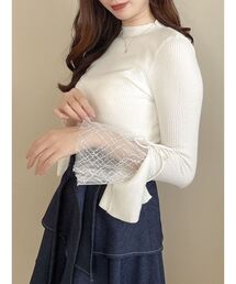 dazzlin | ヘムレースリブニットトップス(ニット/セーター)