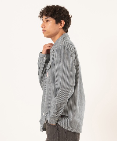 Levi's（リーバイス）の「Levi's/リーバイス WORKWEAR ワーカーシャツ（シャツ/ブラウス・メンズ・ダークインディゴブルー・S/M/L/XL）」の2枚目の写真