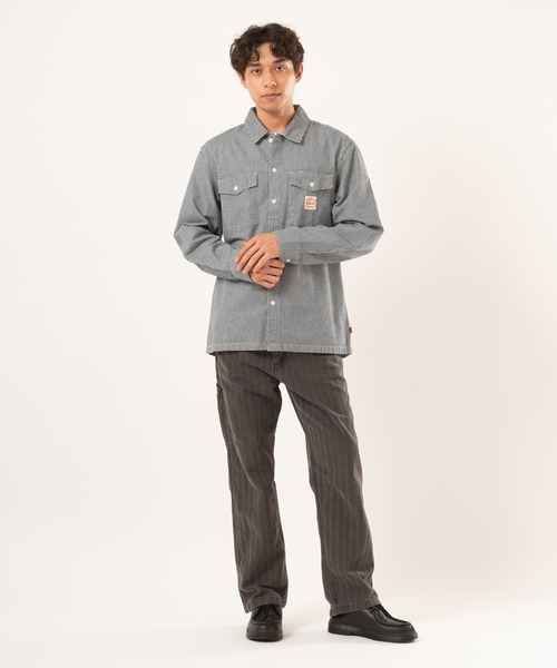 Levi's（リーバイス）の「Levi's/リーバイス WORKWEAR ワーカーシャツ（シャツ/ブラウス・メンズ・ダークインディゴブルー・S/M/L/XL）」の4枚目の写真