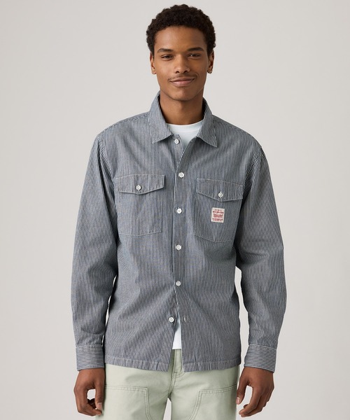Levi's（リーバイス）の「Levi's/リーバイス WORKWEAR ワーカーシャツ（シャツ/ブラウス・メンズ・ダークインディゴブルー・S/M/L/XL）」の10枚目の写真