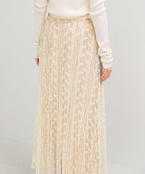 URBAN RESEARCH ROSSO WOMEN(アーバンリサーチ ロッソ)の「2WAYレイヤードレーススカート(スカート・レディース・ブラック/オフホワイト・FREE)」の14枚目の写真