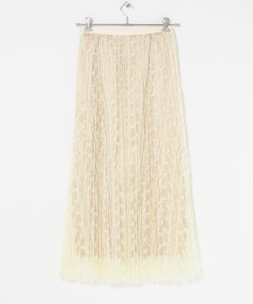 URBAN RESEARCH ROSSO WOMEN(アーバンリサーチ ロッソ)の「2WAYレイヤードレーススカート(スカート・レディース・ブラック/オフホワイト・FREE)」の20枚目の写真