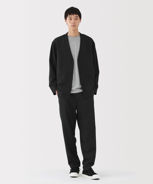 無印良品(ムジルシリョウヒン)の「紳士 風を通すストレッチテーパードパンツ(その他パンツ・メンズ・ブラック/ダークネイビー/ブルー系・S/L/XL/M)」の14枚目の写真