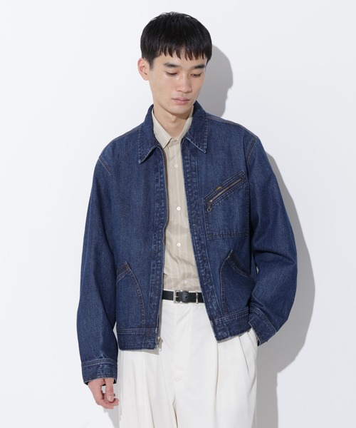 Lee(リー)の「LEE/別注 91B ZIP-UPブルゾン(デニムジャケット・メンズ・インディゴブルー/ブルー・L/M/S)」の2枚目の写真