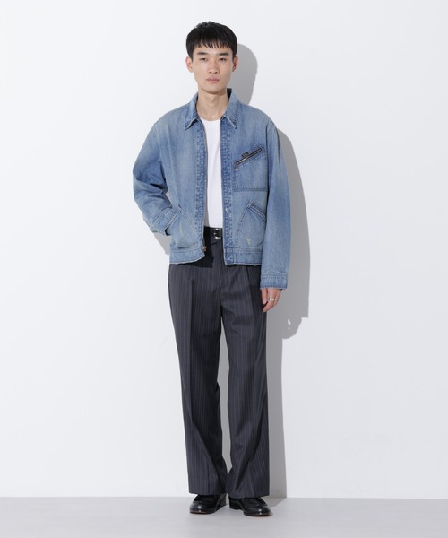 Lee(リー)の「LEE/別注 91B ZIP-UPブルゾン(デニムジャケット・メンズ・インディゴブルー/ブルー・L/M/S)」の7枚目の写真