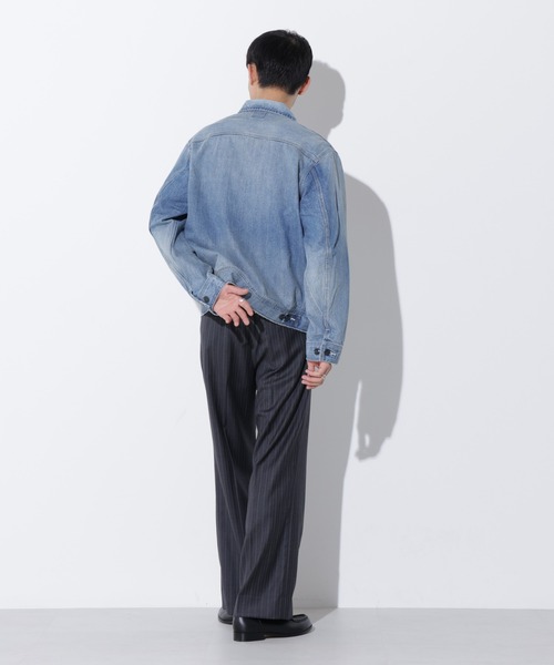 Lee(リー)の「LEE/別注 91B ZIP-UPブルゾン(デニムジャケット・メンズ・インディゴブルー/ブルー・L/M/S)」の9枚目の写真