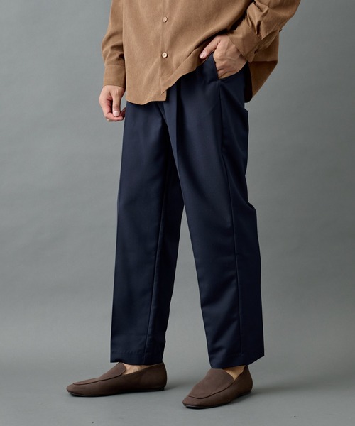 COLONY 2139（コロニートゥーワンスリーナイン）の「ウーリートロテーパードパンツ（スラックス・メンズ・グレー/ブラック/ネイビー・MEDIUM/LARGE）」の3枚目の写真