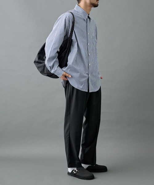 COLONY 2139（コロニートゥーワンスリーナイン）の「ウーリートロテーパードパンツ（スラックス・メンズ・グレー/ブラック/ネイビー・MEDIUM/LARGE）」の9枚目の写真