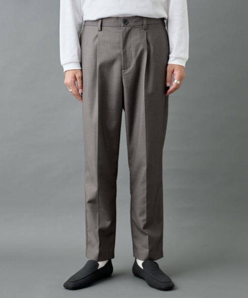 COLONY 2139（コロニートゥーワンスリーナイン）の「ウーリートロテーパードパンツ（スラックス・メンズ・グレー/ブラック/ネイビー・MEDIUM/LARGE）」の18枚目の写真