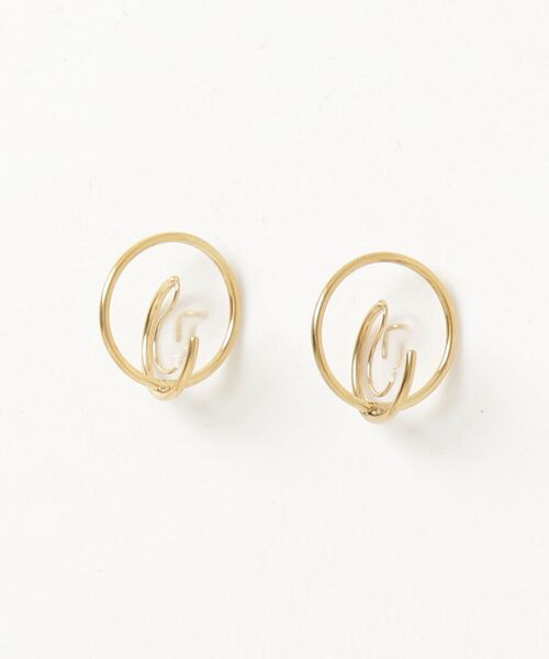 itam（アイタム）の「【itam】アイタム/ ステンレス リングデザイン ノンホールピアス（イヤリング・レディース・シルバー/ゴールド・FREE）」の3枚目の写真