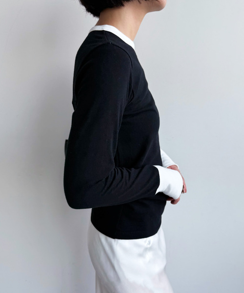 fifi collection for LULU】trim LS tee（Tシャツ/カットソー）｜EDIT