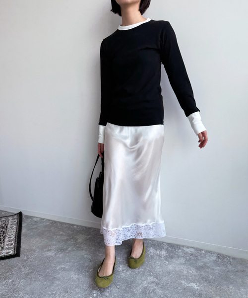 fifi collection for LULU】trim LS tee（Tシャツ/カットソー）｜EDIT