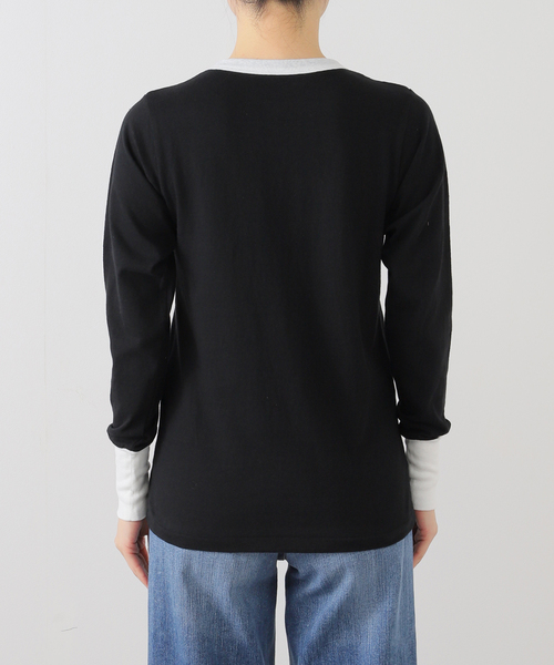 完売品fifi collection for LULU trim LS tee セール】【fifi collection for LULU】trim LS tee（Tシャツ