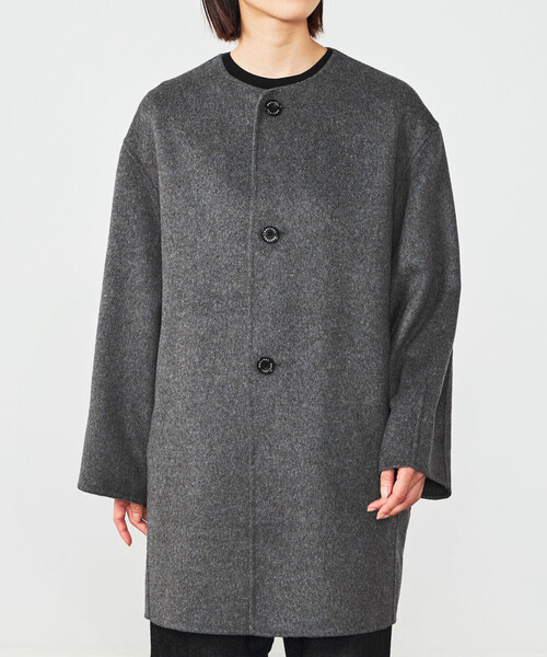 ORCIVAL | リバーウール ノーカラーコート WOMEN（ノーカラーコート