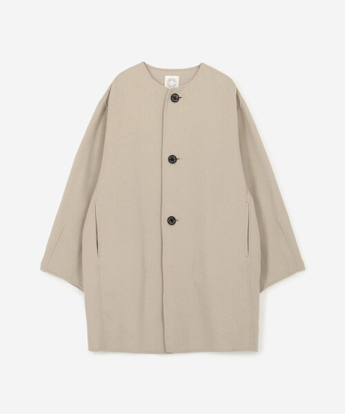試着のみほぼ未使用 美品☆オーシバル ベージュ ウールコート size2 新作入荷】ウール100%の上質ボアシリーズ2型｜新定番ジーロン