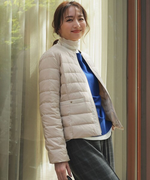 any SiSノーカラージャケット シャンブレーベージュ Mサイズ any SiSノーカラージャケット シャンブレーベージュ Mサイズ ANY SIS