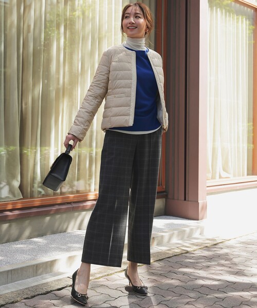 新品ANYSIS 2WAYノーカラーダウンジャケット 撥水・洗える】2WAYノーカラーダウン ジャケット | エニィスィス