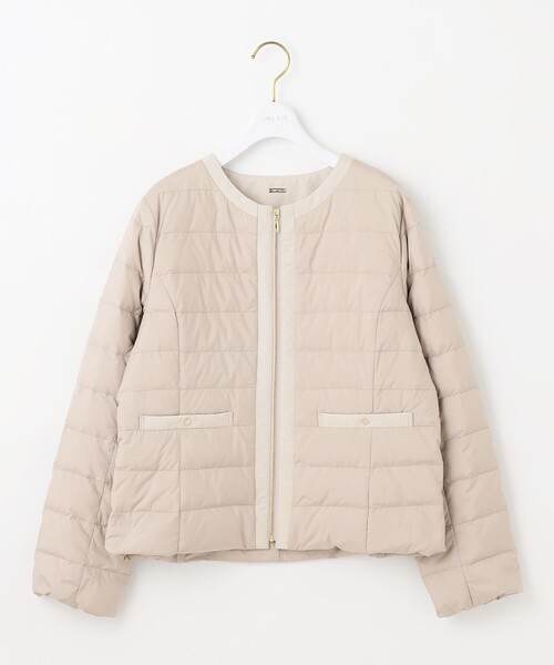 新品ANYSIS 2WAYノーカラーダウンジャケット 撥水・洗える】2WAYノーカラーダウン ジャケット｜エニィスィス