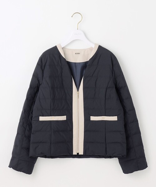 2WAY】ノーカラーダウン ジャケット（ダウンジャケット/コート）｜ANY