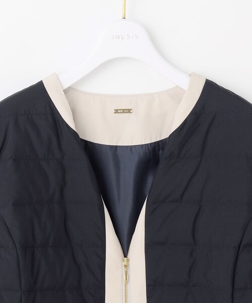 2WAY】ノーカラーダウン ジャケット（ダウンジャケット/コート）｜ANY