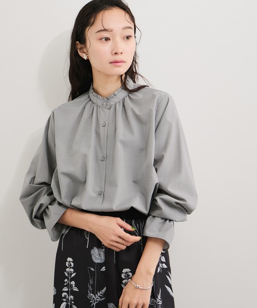 セール】ブロードフリルブラウス（シャツ/ブラウス）｜LE CERCLE par