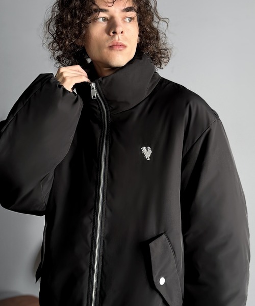 Classical Origin(クラシカルオリジン)の「「冬を制する。」防寒設計フェイクダウン中綿ジャケット/Thermal Design Faux Down Padded Jacket(ダウンジャケット/コート・メンズ・ブラック/グレー・LARGE/MEDIUM/SMALL)」の3枚目の写真