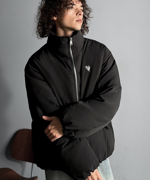 Classical Origin(クラシカルオリジン)の「「冬を制する。」防寒設計フェイクダウン中綿ジャケット/Thermal Design Faux Down Padded Jacket(ダウンジャケット/コート・メンズ・ブラック/グレー・LARGE/MEDIUM/SMALL)」の5枚目の写真