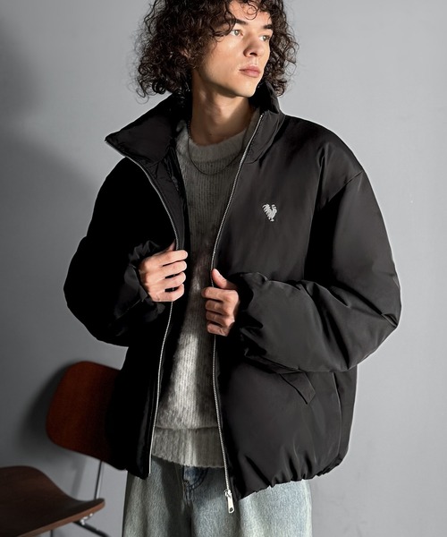 Classical Origin(クラシカルオリジン)の「「冬を制する。」防寒設計フェイクダウン中綿ジャケット/Thermal Design Faux Down Padded Jacket(ダウンジャケット/コート・メンズ・ブラック/グレー・LARGE/MEDIUM/SMALL)」の8枚目の写真