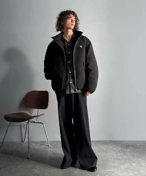 Classical Origin(クラシカルオリジン)の「「冬を制する。」防寒設計フェイクダウン中綿ジャケット/Thermal Design Faux Down Padded Jacket(ダウンジャケット/コート・メンズ・ブラック/グレー・LARGE/MEDIUM/SMALL)」の4枚目の写真