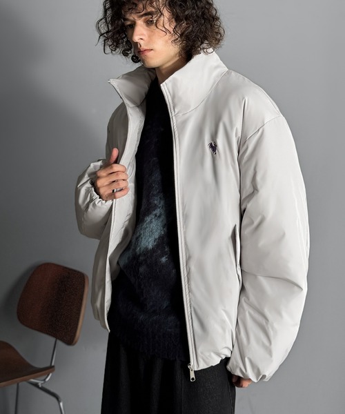 Classical Origin(クラシカルオリジン)の「「冬を制する。」防寒設計フェイクダウン中綿ジャケット/Thermal Design Faux Down Padded Jacket(ダウンジャケット/コート・メンズ・ブラック/グレー・LARGE/MEDIUM/SMALL)」の11枚目の写真