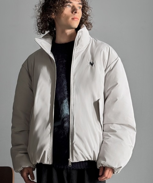 Classical Origin(クラシカルオリジン)の「「冬を制する。」防寒設計フェイクダウン中綿ジャケット/Thermal Design Faux Down Padded Jacket(ダウンジャケット/コート・メンズ・ブラック/グレー・LARGE/MEDIUM/SMALL)」の12枚目の写真