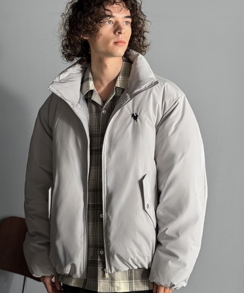 Classical Origin(クラシカルオリジン)の「「冬を制する。」防寒設計フェイクダウン中綿ジャケット/Thermal Design Faux Down Padded Jacket(ダウンジャケット/コート・メンズ・ブラック/グレー・LARGE/MEDIUM/SMALL)」の13枚目の写真