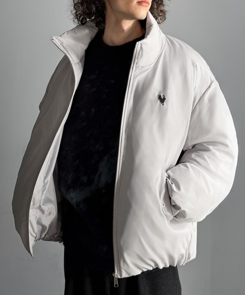 Classical Origin(クラシカルオリジン)の「「冬を制する。」防寒設計フェイクダウン中綿ジャケット/Thermal Design Faux Down Padded Jacket(ダウンジャケット/コート・メンズ・ブラック/グレー・LARGE/MEDIUM/SMALL)」の10枚目の写真