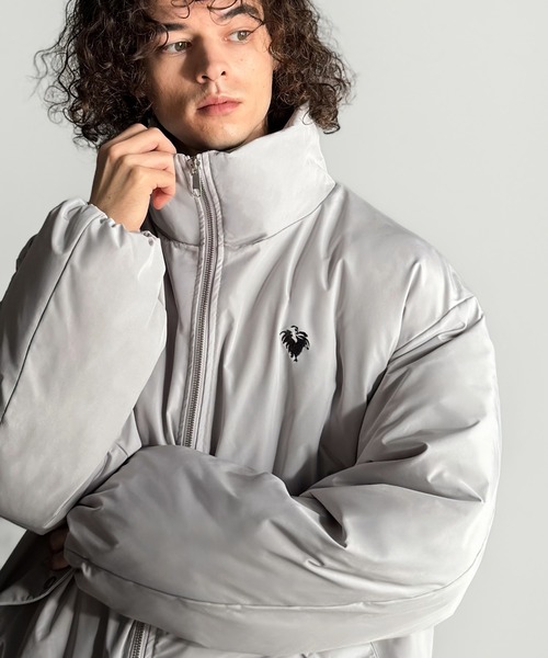Classical Origin(クラシカルオリジン)の「「冬を制する。」防寒設計フェイクダウン中綿ジャケット/Thermal Design Faux Down Padded Jacket(ダウンジャケット/コート・メンズ・ブラック/グレー・LARGE/MEDIUM/SMALL)」の22枚目の写真