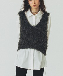 ROSE BUD | MIX FEATHER BEST(ベスト)